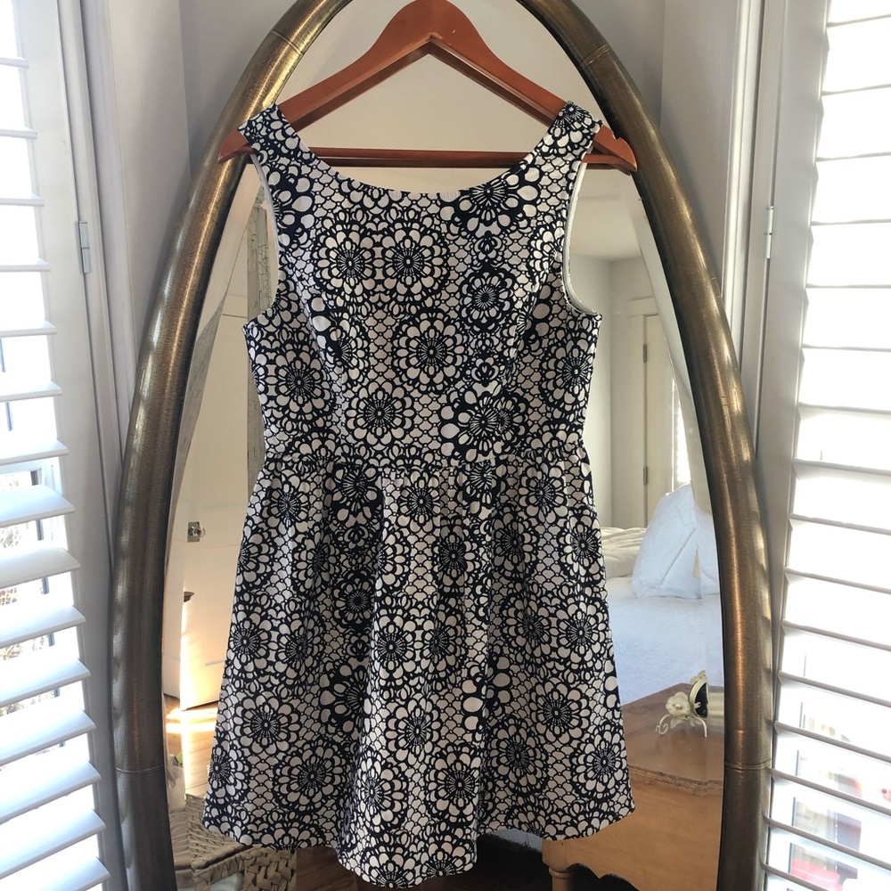 Ark & Co. floral fit and flair dress